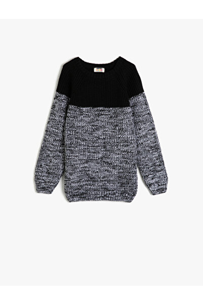 Koton Schwarzer Jungenpullover