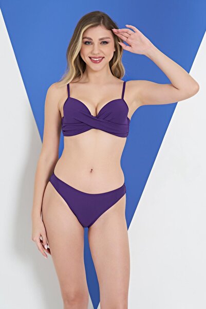 Ruko Maio 2309-1 Поворотний без бретелей бікіні з тонкою талією