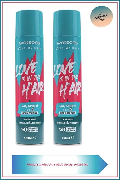 Watsons Saç Spreyi Ultra Güçlü 250 Ml X2