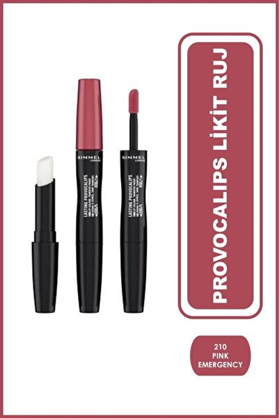 RIMMEL LONDON Provocalips Likit Ruj Pink Emergency 210