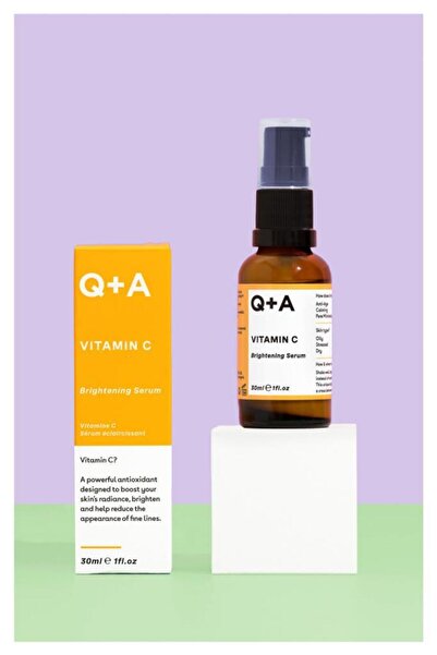 Q+A Ser de iluminare cu vitamina C 30 ml