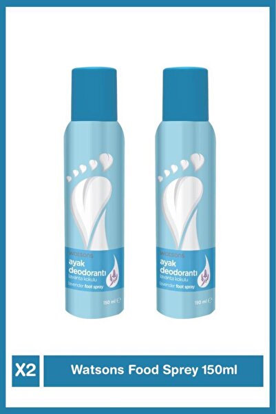 Watsons Lavanta Kokulu Ayak Deodorantı 150 Ml * 2
