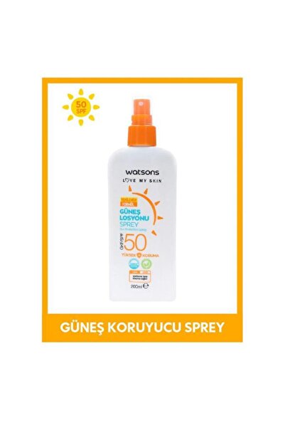 Watsons Sun Vücut Koruyucu Sprey Spf50 200Ml