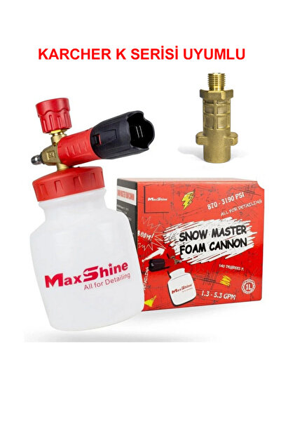 Max Shine Snow Master Foam Lance V1 - K serisi uyumlu karc herr