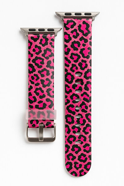 GIGIKIT Watch Uyumlu 4 5 6 7 8 9 10 Se - 38 40 41mm Şeffaf Desenli Saat Kordo...