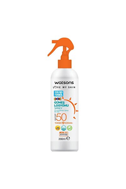 Watsons Çocuk Güneş Losyonu Trigger Sprey Spf 50 200 Ml