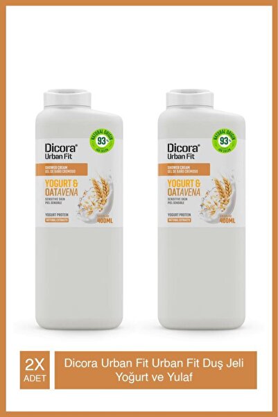 DICORA URBAN FIT B Vitamini Yoğurt Ve Yulaf Fit Duş Jeli 400 Ml X2 Adet