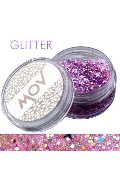 MOV Jel Formlu Parlak Glitter Face Makeup & Body &Hair No:2 Lila
