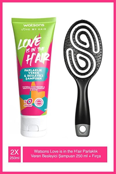 Watsons Parlak Ve Besleyici Şampuan 250Ml + Fırça Set