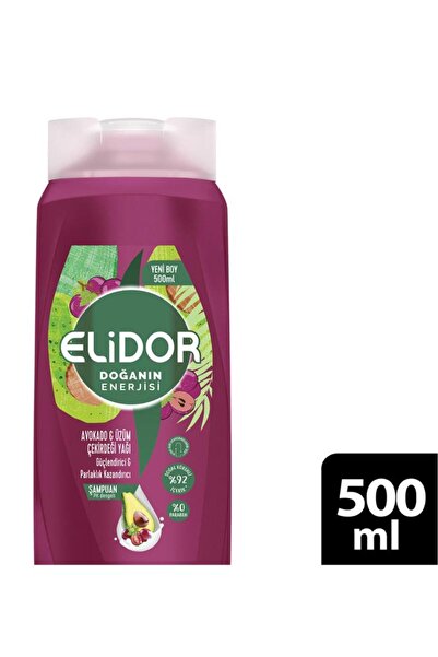 Elidor Doğanın Enerjisi Şmp Avokado&Üzüm Çek.500Ml