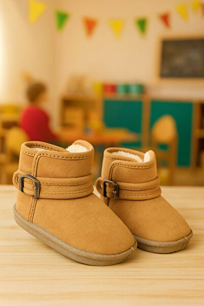 Behtah Kundura Unisex Παιδικές Αντιολισθητικές Παντόφλες με Βαμβακερή Επένδυσ...