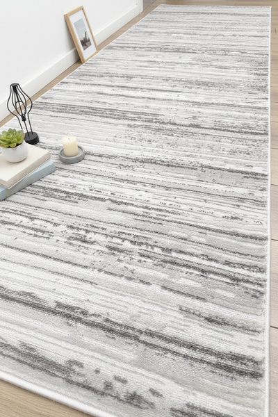 MELARİS HALI Lines Modern Yolluk Dokuma Halı Salon Oturma Odası Mutfak Halısı...