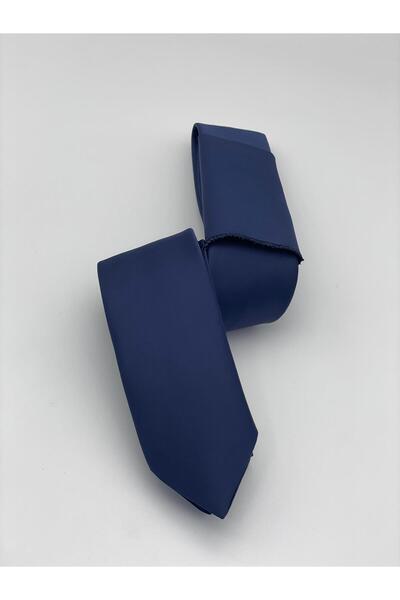 Fitmens Men's Tie Handkerchief Set Fs- 001866   - Navy Blue