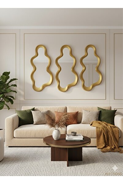 Generic Elegant mirror set with a luxurious frame, adding a touch of sophisti...
