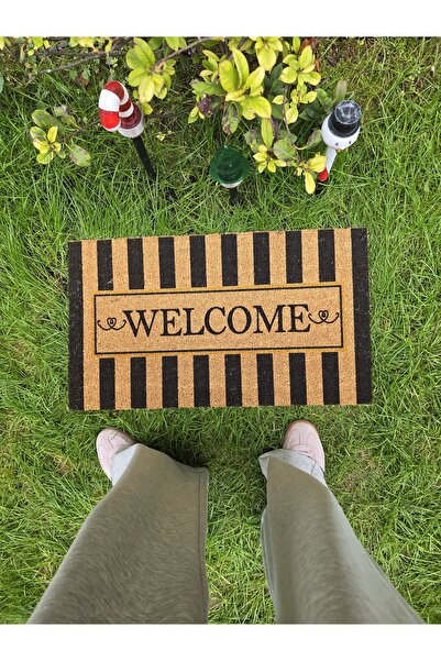 LAMONETA Çizgili Welcome Paspas