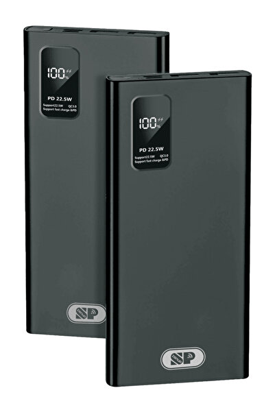 SP ISNUP شاحن محمول 10000 بقوة 22.5 واط (منفذ PD 18 واط + منفذي USB مزدوجين) ...