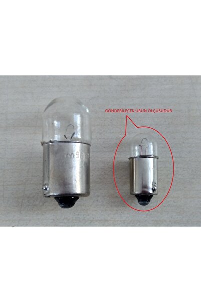 DNZSM KÜÇÜK DİPLİ PARK AMPULU 12V 4W (4ADET FİYATI) 53 PARK AMPULU TIRNAKLI