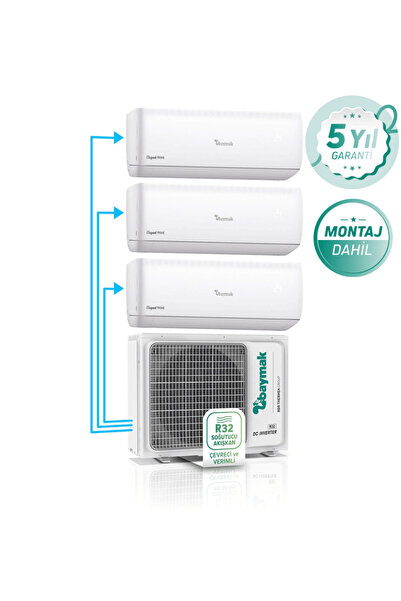 Baymak ELEGANT PRIME MULTİ KLİMA 27 DIŞ / 9+12+12İÇ