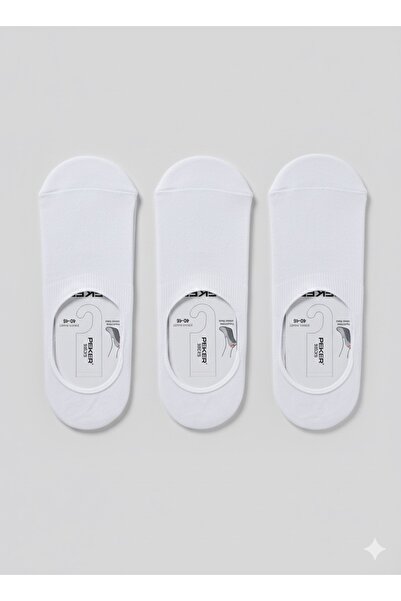 Pierre Lines Men's Ballerina Socks - Economical Set of 3