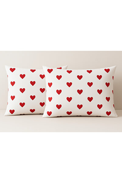 GOOD MORNİNG PAMUKKALE Set de 2 fete de pernă inimă 50x70