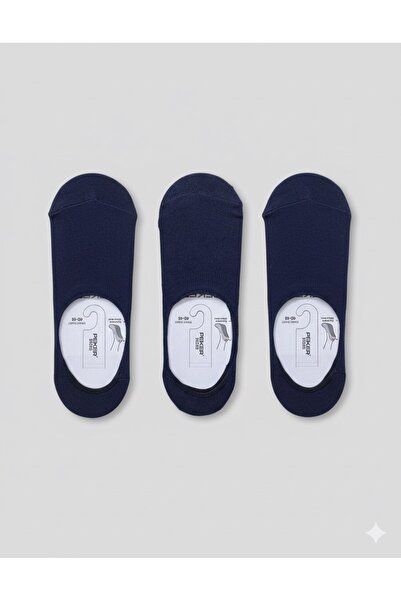 Pierre Lines Men's Ballerina Socks - Economical Set of 3