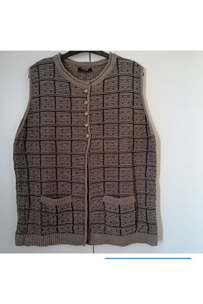 anne moda ankara Стильний жилет з 5 ґудзиками та 2 кишенями