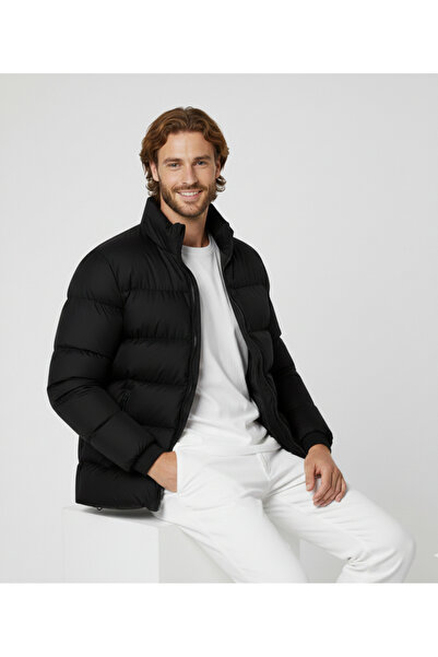 New Balance Lifestyle Men Jacket Erkek Siyah Mont Mnj3388-bk