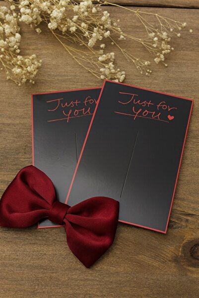 Emtory Home Özel Kesimli | 25 Adet Toka Kartı - Kalın Kuşe (6000) Bandana Kar...