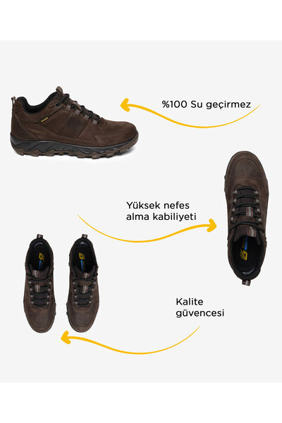 Greyder Ανδρικά παπούτσια εξωτερικού χώρου από γνήσιο δέρμα Smoke 5K1GA00190