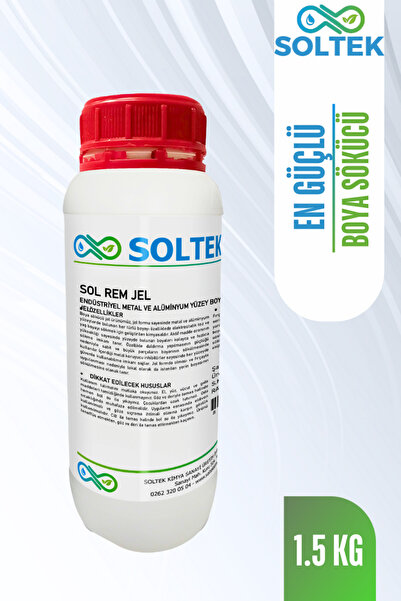 SOLTEK KİMYA EN GÜÇLÜ Boya Sökücü &BOYA ÇIKARICI - SOL REM JEL 1.5KG