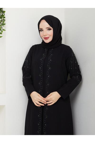 ESLEMNUR Рокля за майки в голям размер с бродерия във формата на ветрило