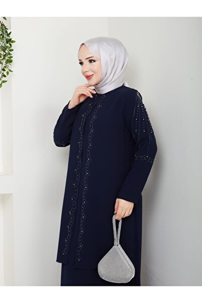 ESLEMNUR Rochie pentru mama marime mare Yelpaze Stone