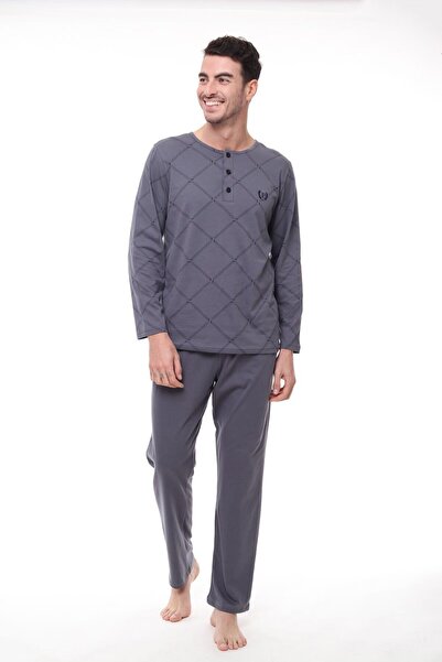 Pijadore 1400 Muški set pidžama sa dugim rukavima