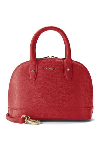 Lazarotti Boloňská kožená kabelka Leder 24 cm