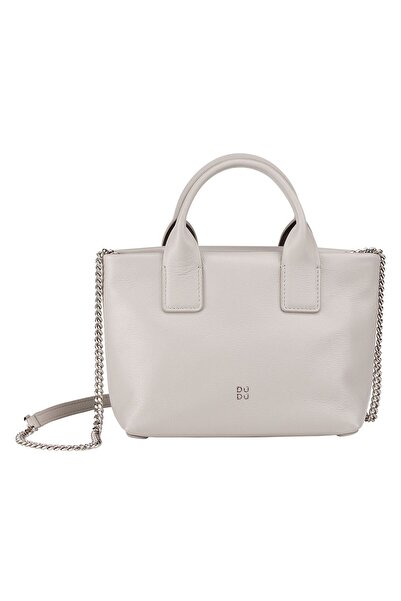 DUDU Geantă de mână Ibiza din piele 22 cm