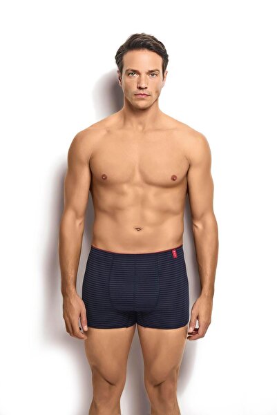 Jiber Boxer cu dungi din bumbac pentru bărbați