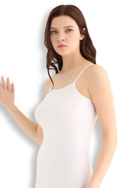 Jiber Women's Lycra Cotton Thread Strap Undershirt