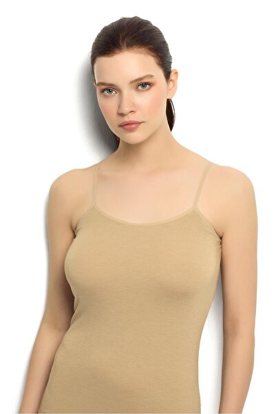 Jiber Women's Lycra Cotton Thread Strap Undershirt