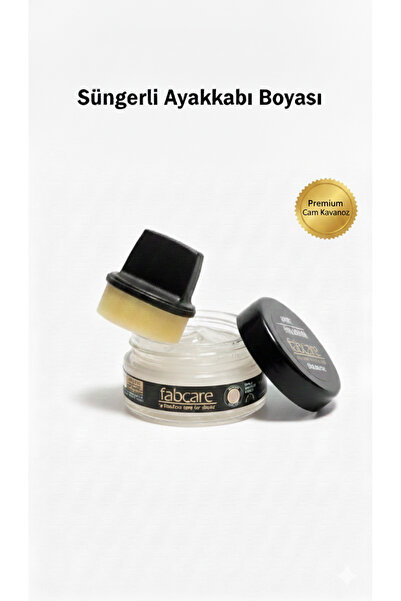 Fabcare Krem Ayakkabı Boyası (Naturel) – Cam Kavanoz 50 ml