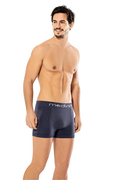 MODİNN Boxer pentru bărbați, fără sudură, din microfibră, respirabilă, 1 buc