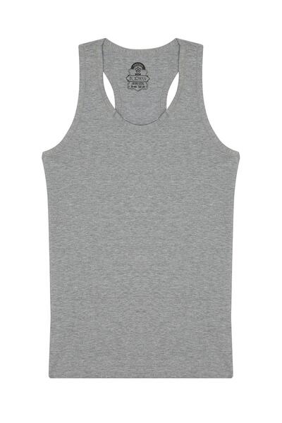 Yıldız Çamaşır Yıldız 377 Men's Gray Lycra Forman Sportsman Rambo Cross Back ...