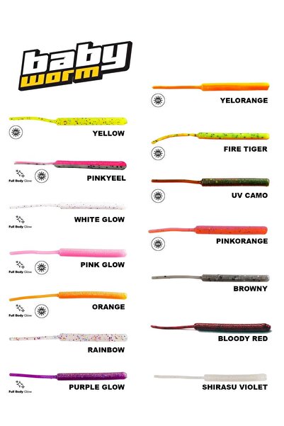 Fujin Baby Worm 5.2 Cm Floating Lrf Silikon Yem