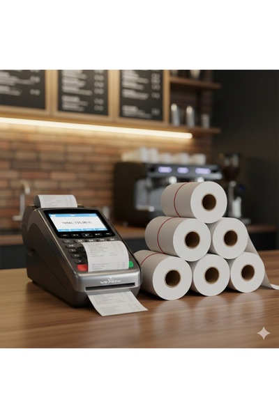 KHR 80X60 MT Termal Pos Rulosu (50 Adet) - Yüksek Kaliteli Adisyon Fişi