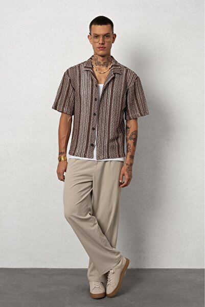 Plus Eighteen Ethnic Knitwear Men's Shirt
