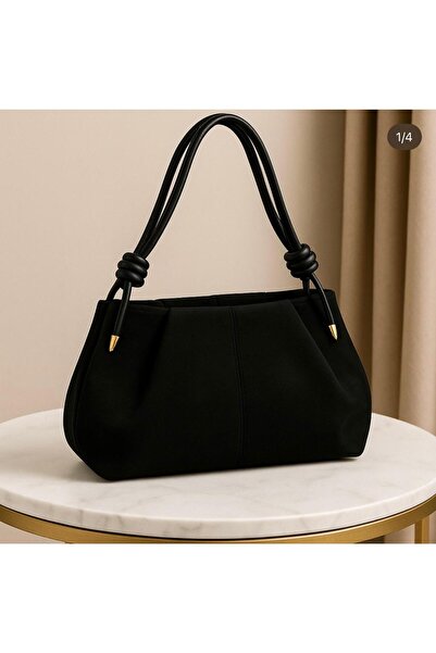 STYLE BAGS Stylebags Siyahnubuk Lenora Kadın Omuz Ve Çarpraz Çantası 20x35 Eb...