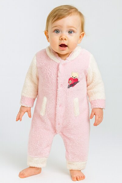 Chicsy Baby ثوب فضفاض للأطفال بدون غطاء رأس من Winter Sweet Welsoft مطرز بقلب...