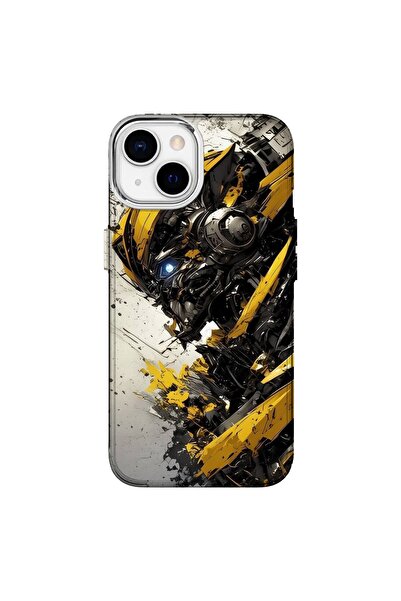 Turkuaz iPhone 14 Compatible Bumblebee Design Luxury Silicone Case