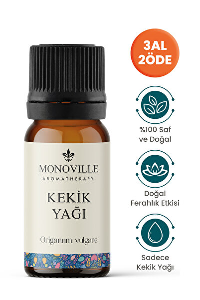 Monoville Kekik Uçucu Yağı 10 ml %100 Saf ve Doğal (Oregano Essential Oil)