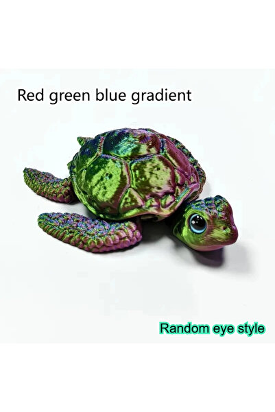 Choice 1pc Style 2 3D Printed Turtle Ornament, Home Decor Ornament Collection...