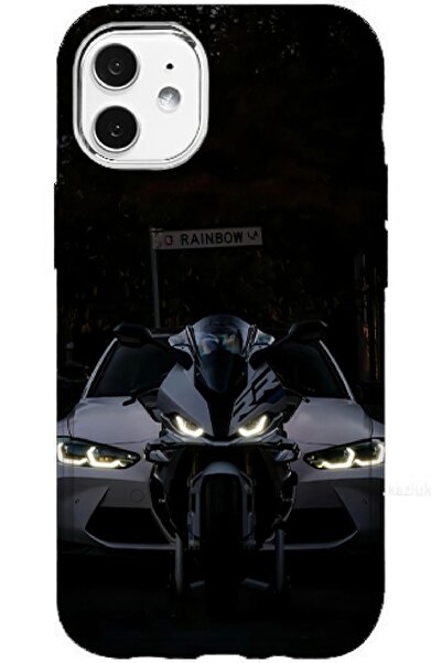 Turkuaz Iphone 11 Uyumlu BMW Tasarimli Lüks Silikon Kilif